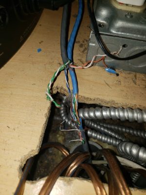 Damage Wire Under Counter